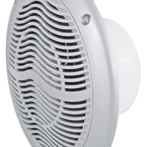 Pair Rockville RMC65S 6.5 inches 600 Watt Waterproof Marine Boat Speakers 2-Way in Silver