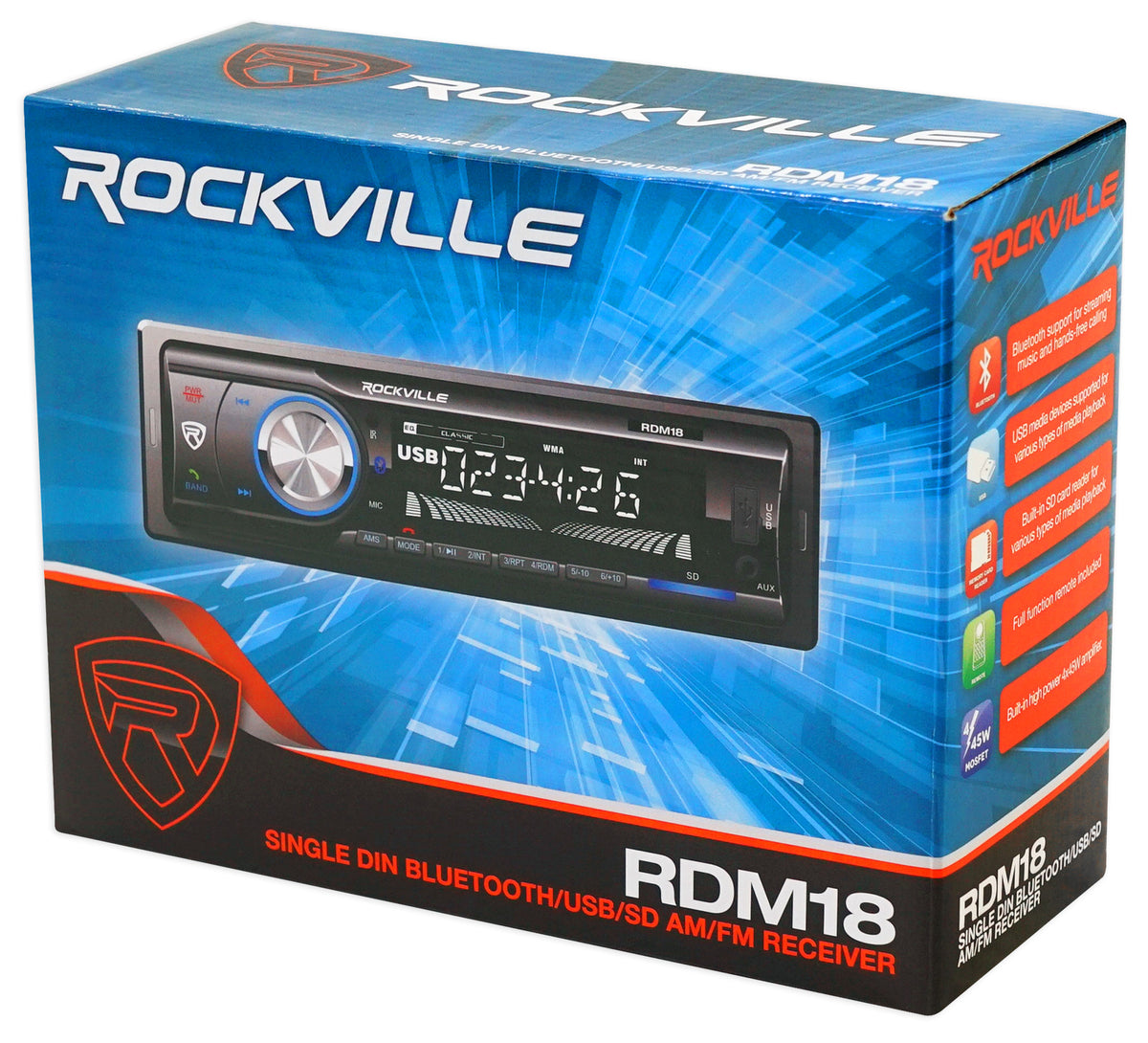 RDM18 Digital Media Receiver + Mazda MX-3 Install Kit Bundle