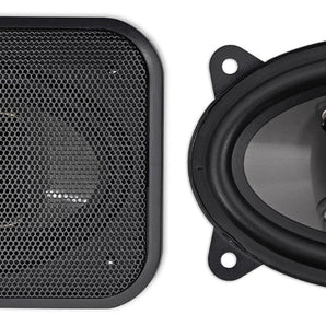 Pair Rockville RV46.3A 4x6" 3-Way Car Speakers 500 Watts/70 Watts RMS CEA Rated