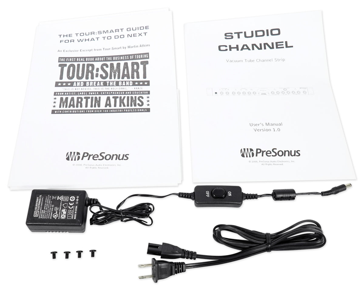 Presonus StudioChannel Studio Channel Recording Vacuum Tube Mic Preamp Strip