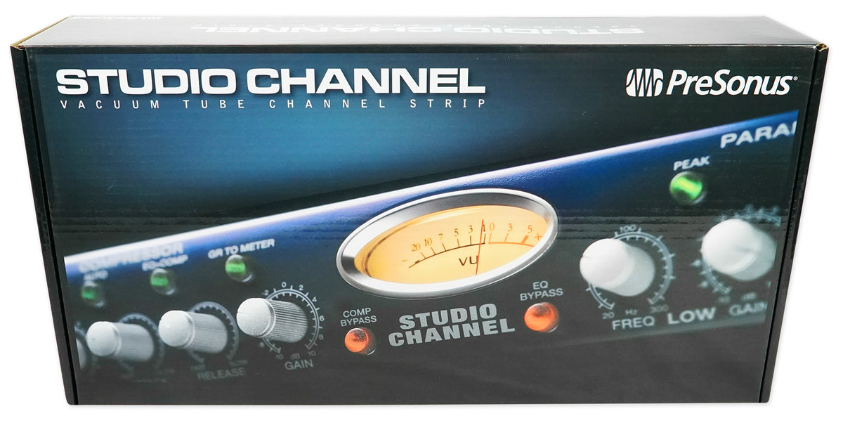 Presonus StudioChannel Studio Channel Recording Vacuum Tube Mic Preamp Strip