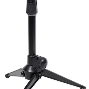 Rockville RDTS Adjustable Height Studio Desktop Tripod Microphone Stand+Mic Clip