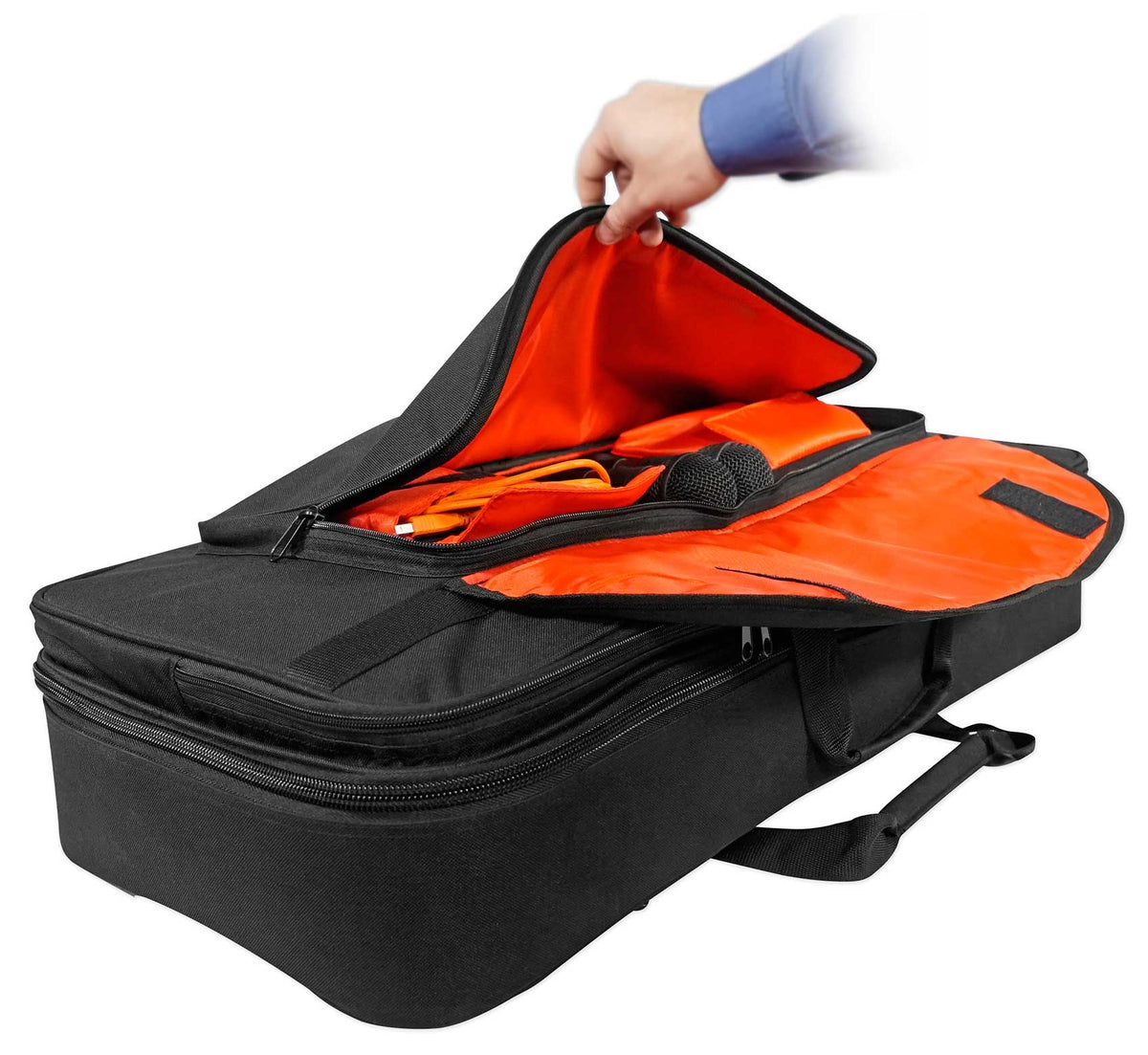 Rockville RDJB20 DJ Controller Bag Fits Mixdeck & Quad N4 NS6 DDJ-SX MC7000+More