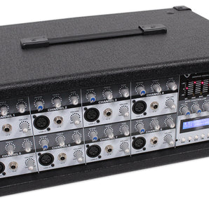 Rockville RPM85 2400w Powered 8 Channel Mixer, USB, 5 Band EQ/ Effects/Bluetooth