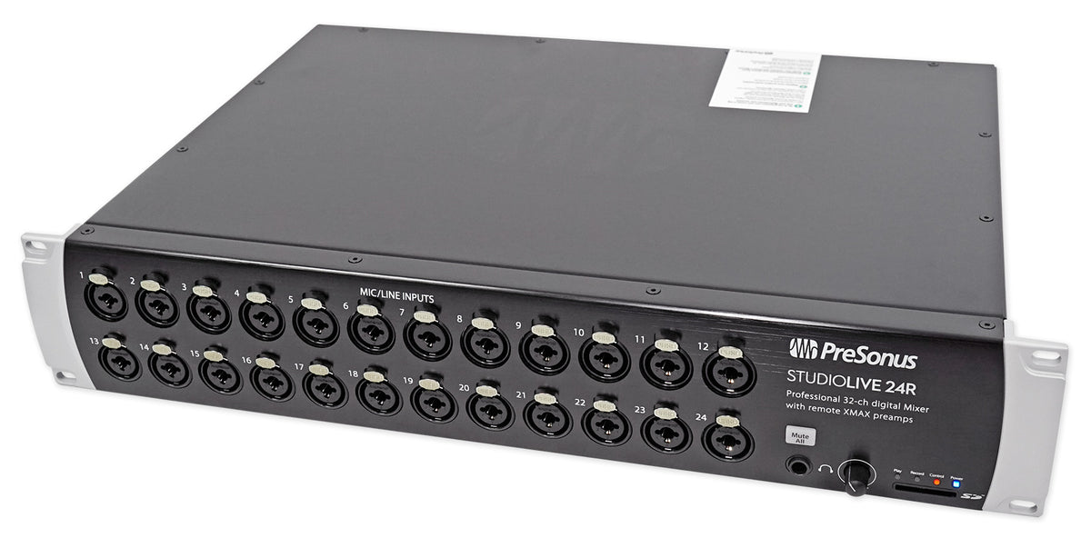 PRESONUS Studiolive 24R 24-Channel Digital Rack Mount Mixer w/24 XMAX Preamps