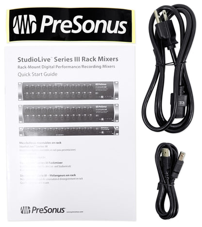 PRESONUS Studiolive 24R 24-Channel Digital Rack Mount Mixer w/24 XMAX Preamps