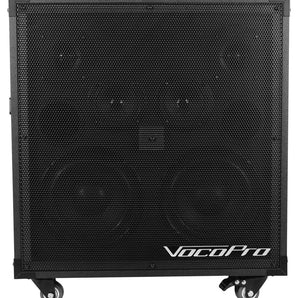 Vocopro CHAMPION-SPK 200 Watt 6-Speaker Cabinet for Champion-REC-BASIC