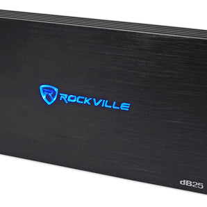 Rockville dB25 2800w Peak/700w RMS @ 4 Ohm CEA Compliant Mono Car Amp, Loud!!