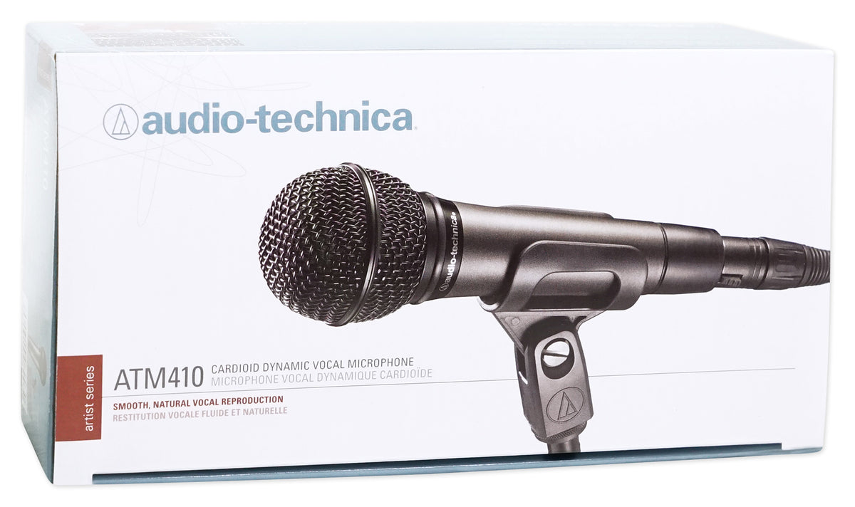 ATM410 Dynamic Cardioid Mic w/ Neodymium Magnet + PRO-M50 Headphones