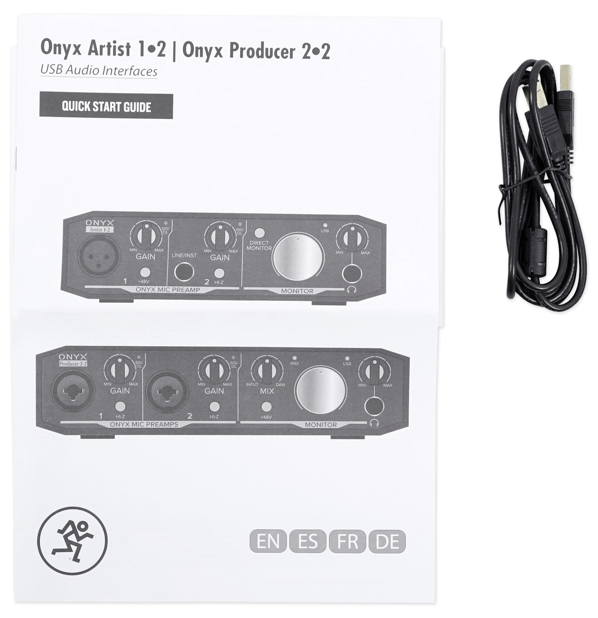 Mackie Onyx Artist 1.2 2x2 USB Audio Recording Studio Interface