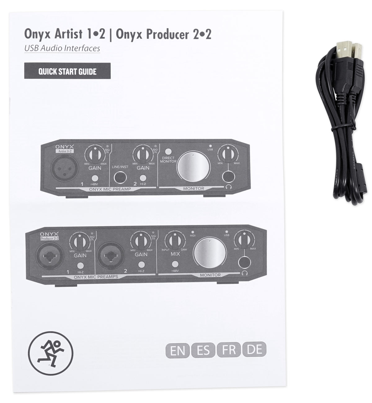 Mackie Onyx Producer 2.2 2x2 USB Audio MIDI Recording Studio Interface