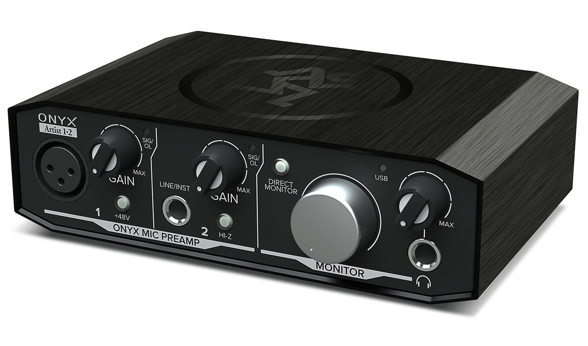 Mackie Onyx Artist 1.2 2x2 USB Audio Recording Studio Interface