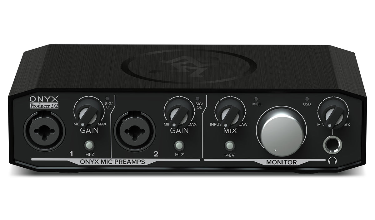 Mackie Onyx Producer 2.2 2x2 USB Audio MIDI Recording Studio Interface