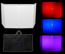 Rockville RFAAW DJ Event Facade Light Weight Metal Frame Booth+Travel Bag+Scrim