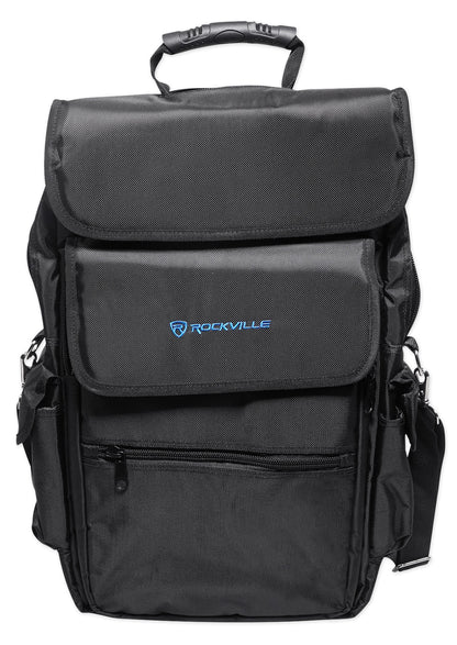 Rockville 25-Key Case Soft Carry Bag Backpack For Impulse+Launchkey 25 Keyboards