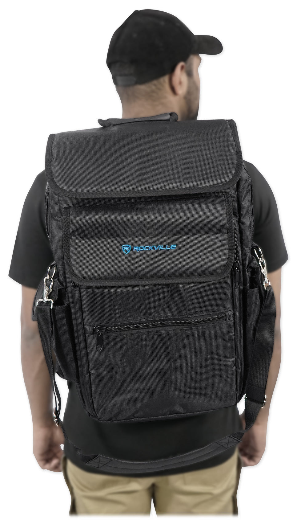 Rockville 25-Key Case Soft Carry Bag Backpack For Impulse+Launchkey 25 Keyboards