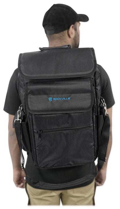 Rockville 25-Key Case Soft Carry Bag Backpack For Impulse+Launchkey 25 Keyboards