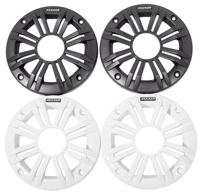 Pair KICKER 45KM44 4" 150 Watt Weatherproof Marine Speakers KM4