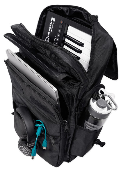 Rockville 25-Key Case Soft Carry Bag Backpack For Impulse+Launchkey 25 Keyboards