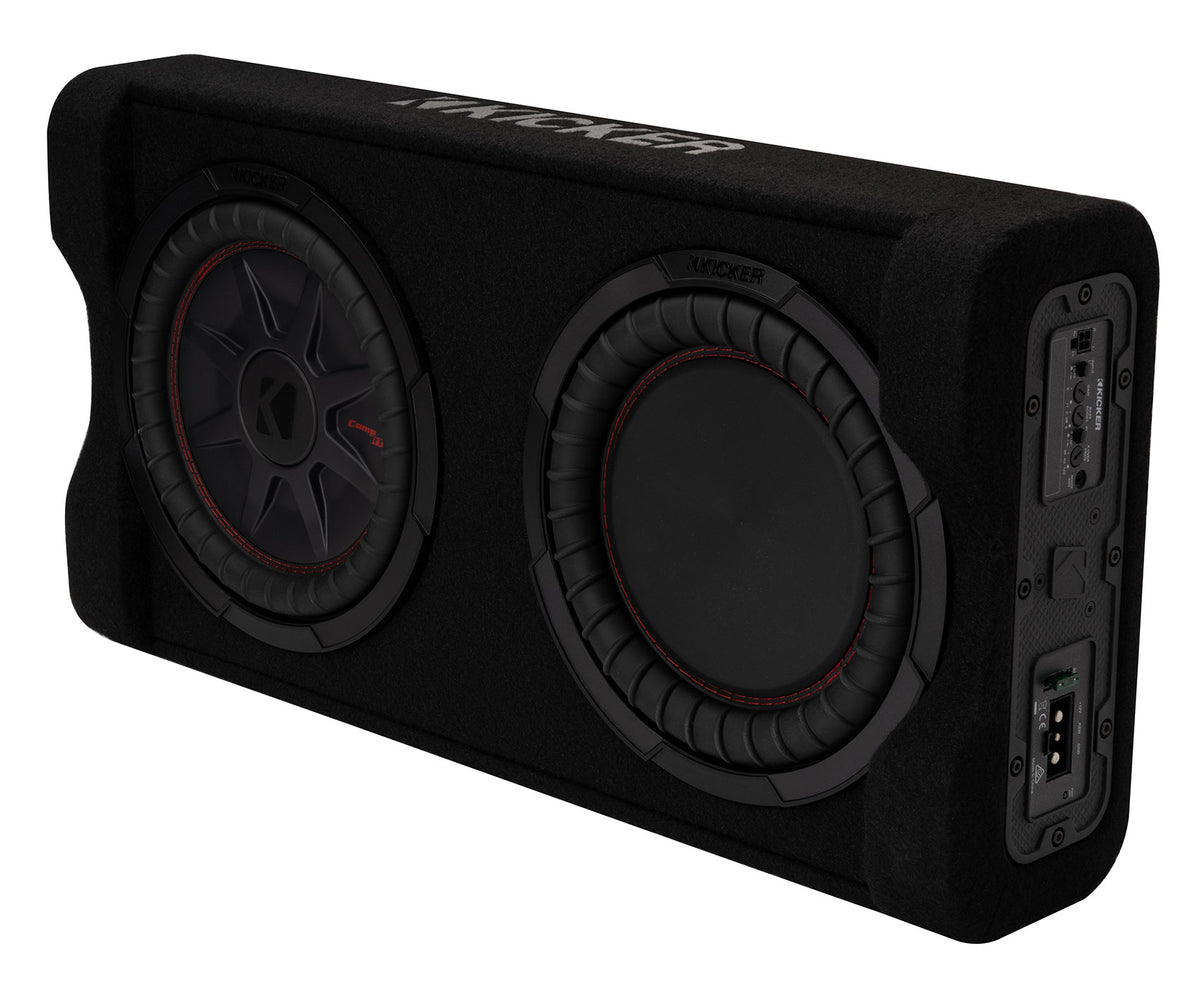 Kicker 51PTRTP10 TRTP 10" 500w Powered Down-Fire Subwoofer+Enclosure Box PTRTP10
