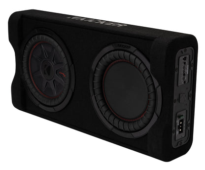 Kicker 51PTRTP10 TRTP 10" 500w Powered Down-Fire Subwoofer+Enclosure Box PTRTP10