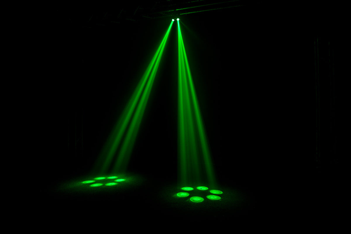 Chauvet DJ Duo Moon LED Moonflower/Strobe Effect Light, Sound-Activated Programs