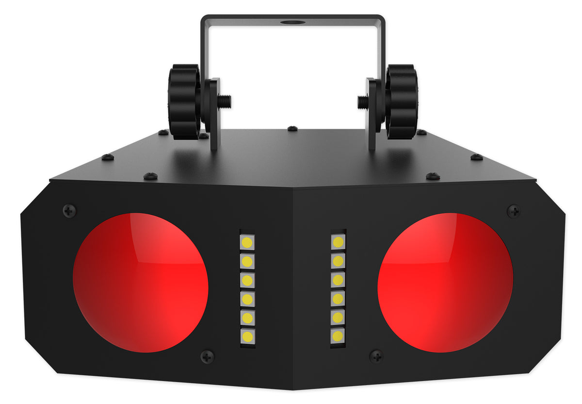 Chauvet DJ Duo Moon LED Moonflower/Strobe Effect Light, Sound-Activated Programs