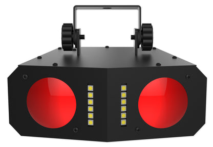 Chauvet DJ Duo Moon LED Moonflower/Strobe Effect Light, Sound-Activated Programs