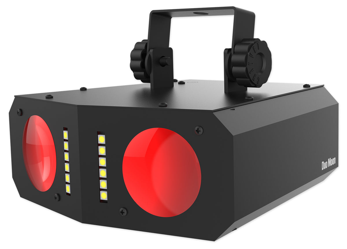 Chauvet DJ Duo Moon LED Moonflower/Strobe Effect Light, Sound-Activated Programs