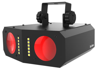 Chauvet DJ Duo Moon LED Moonflower/Strobe Effect Light, Sound-Activated Programs