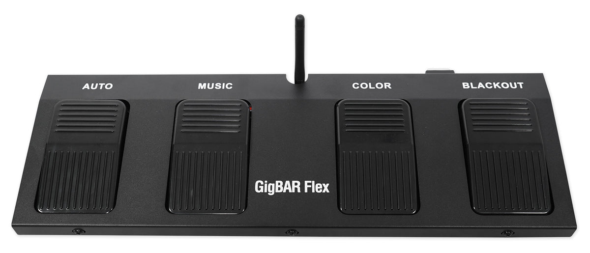 Chauvet DJ GigBAR Flex Lighting System w/ 2) Derby+2) Par Can Lights+Footswitch