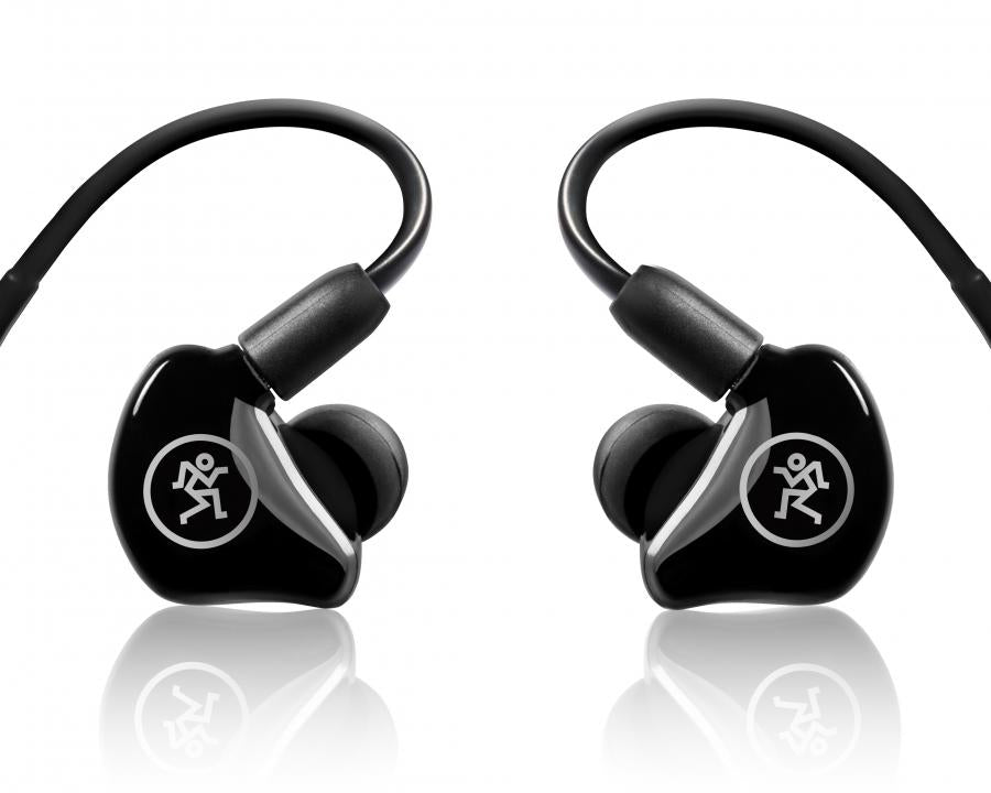 Mackie MP-220 Dual Dynamic Driver Professional In-Ear Monitors+Molded Carry Case