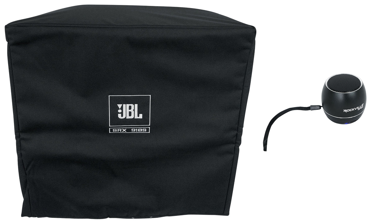 SRX918S CVR Soft Cover for SRX918S Subwoofer + RPB2-BLACK Bluetooth Speaker