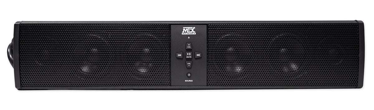 MTX Rollbar Six-Speaker Marine Soundbar System+AUX Output for Polaris Ranger