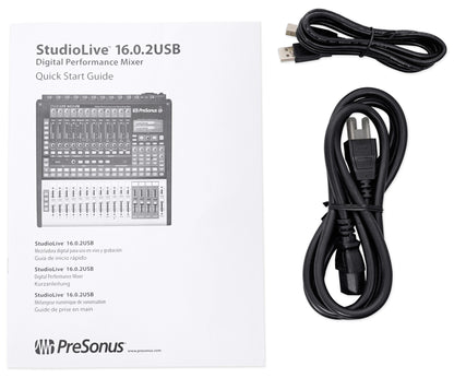 Presonus StudioLive 16.0.2 USB: 16x2 Live/Recording Digital Mixer w/ Interface