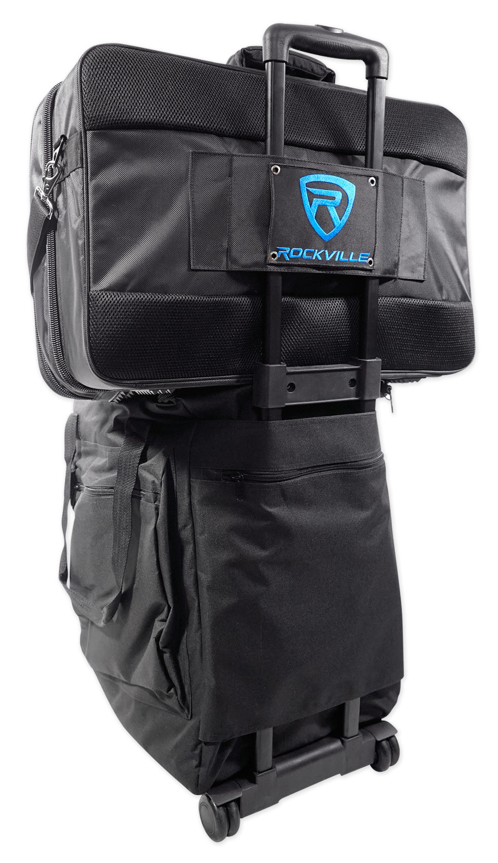 Rockville DJ Carry Case For Mixers/Controllers/CD Players/Laptops+Bonus Gear Bag