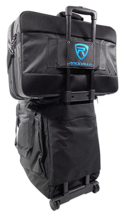 Rockville DJ Carry Case For Mixers/Controllers/CD Players/Laptops+Bonus Gear Bag