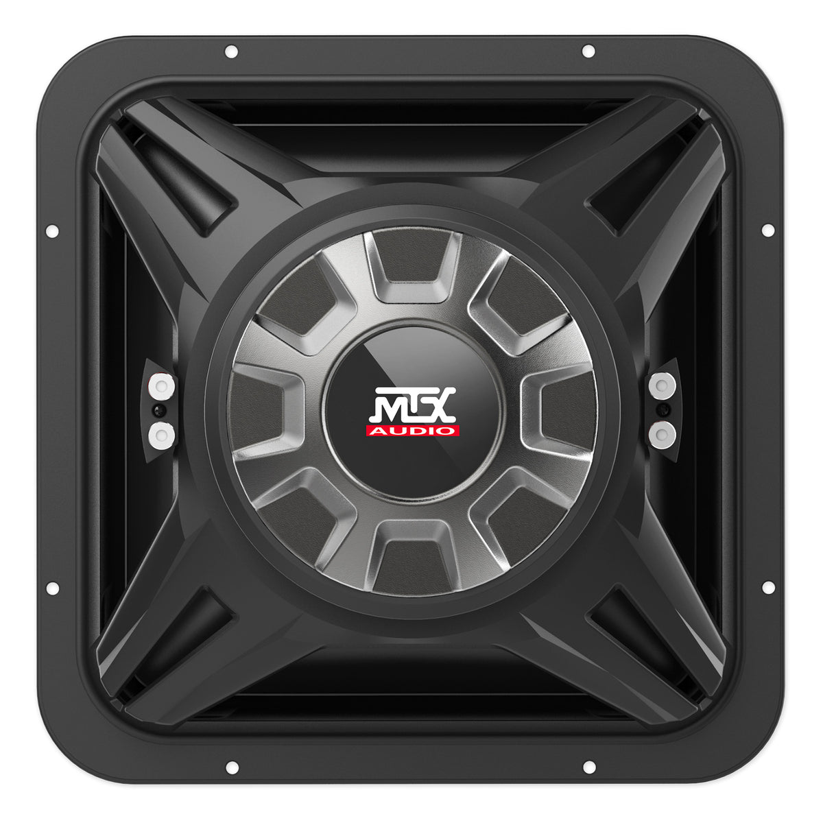 MTX S6512-44 12" 1000w Peak/500w RMS Square Subwoofer Car Audio Sub DVC 4-ohm