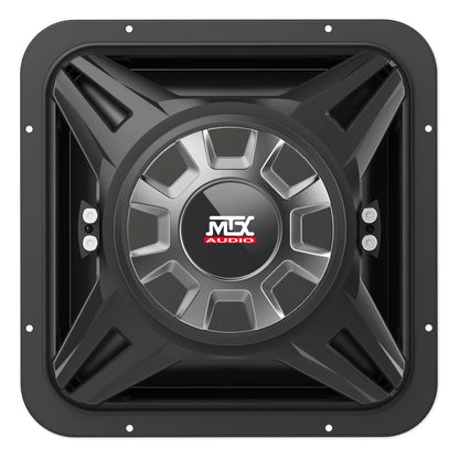 MTX S6512-44 12" 1000w Peak/500w RMS Square Subwoofer Car Audio Sub DVC 4-ohm