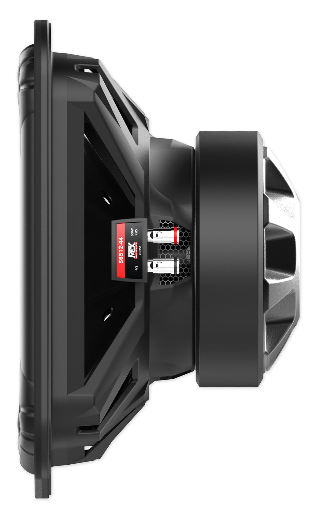 MTX S6512-44 12" 1000w Peak/500w RMS Square Subwoofer Car Audio Sub DVC 4-ohm