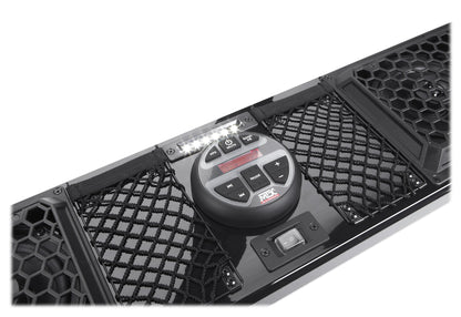4-Speaker Soundbar System w/Bluetooth For Polaris General Pro-Fit Cages