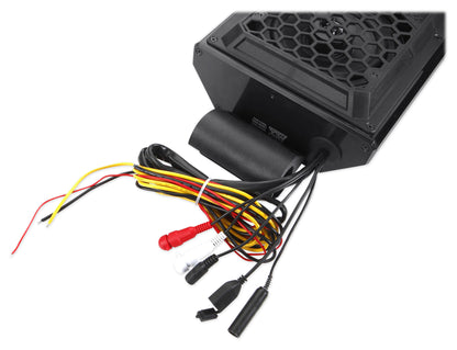 4-Speaker Soundbar System w/Bluetooth For Polaris General Pro-Fit Cages