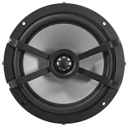 (4) 45KM654 6.5" 390W Marine Boat Speakers with Charcoal & White Grilles