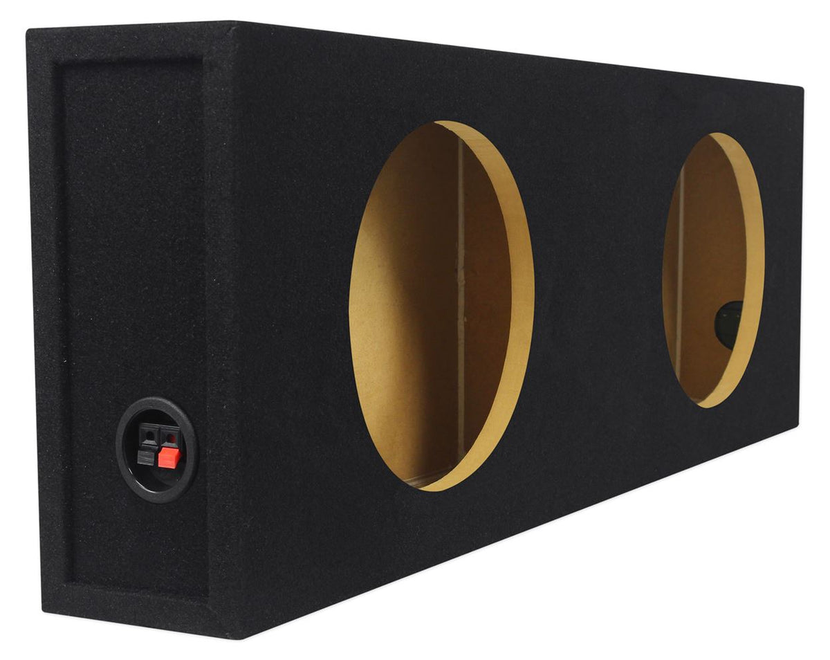 (2) MTX 3510-04S 10" 1200w Shallow Subwoofers+Sealed Slim Box+Amplifier+Wires