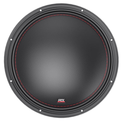 2) MTX 7515-22 15" 1500w RMS Subwoofers+Vented Sub Box Enclosure+Amplifier+Wires