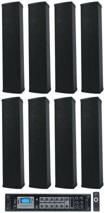 RCS650-6 + WET ARRAY 5 Black 8-Pack