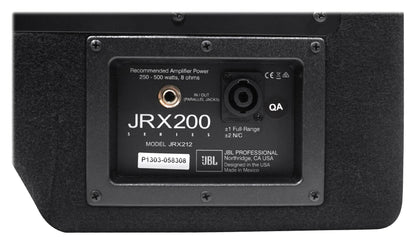 JBL JRX212 1,000 Watt 12" Inch 2-Way DJ P/A Speaker Floor Wedge Monitor - NEW!