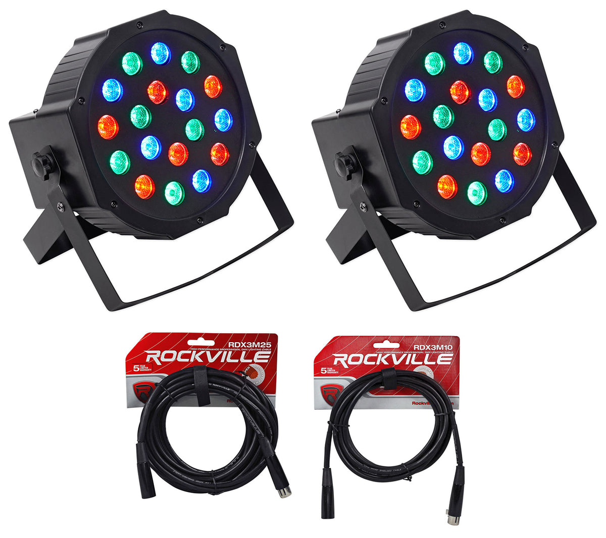 RockPAR50 2-Pack + RDX3M25 + RDX3M10 2-Pack