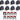(8) Rockville RockPAR50 LED RGB Compact Par Can DJ/Club DMX Wash Lights+Cables