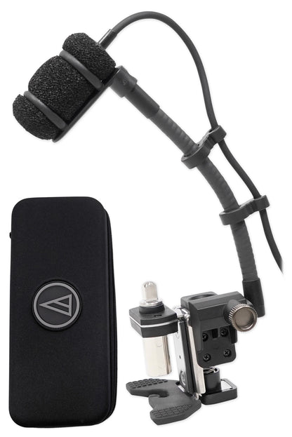 ATM350D Mic w/ Gooseneck + Drum Mount + Mackie In-Ear Monitors